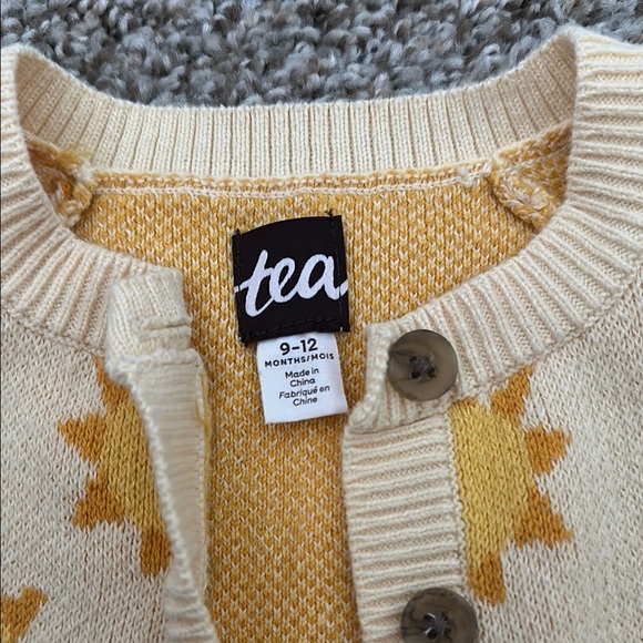 Yellow Sun Patterned Cardigan - Picture 2 of 4